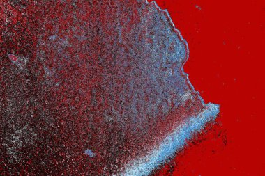 kırmızı, mavi ve siyah grunge duvar dokusu arkaplanı 