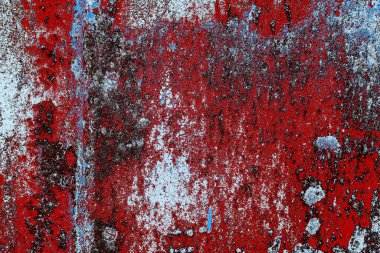 Dökülen boya paslı metal dokusu