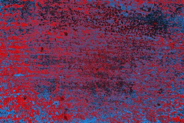 Kırmızı ve mavi renkli grunge duvar dokusu arkaplanı
