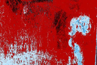 Çizik ve çatlaklarla metal doku