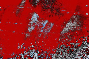 Çizik ve çatlaklarla metal doku