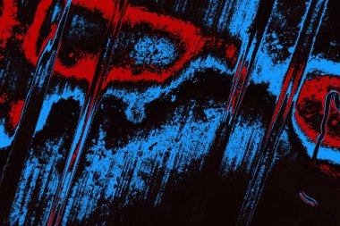 Çizik ve çatlaklarla metal doku