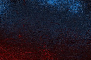 Koyu renkli ses, çatlak ve arkaplanı su sıçratan grunge duvar dokusu