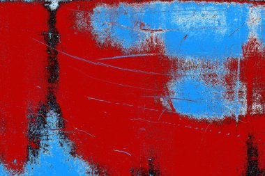 Çizik ve çatlaklarla metal doku