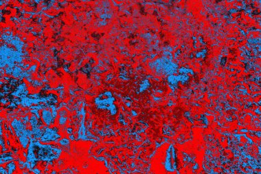 Kırmızı ve mavi renkli grunge duvar dokusu arkaplanı