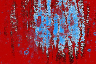 kırmızı, mavi ve siyah grunge duvar dokusu arkaplanı