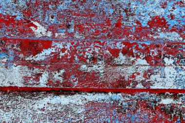 Çizik ve çatlaklarla metal doku