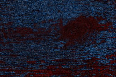 Kırık tarih arkaplanı olan kırmızı, mavi ve siyah grunge duvar