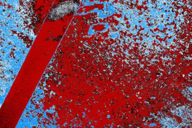 Duvar dokusu arkaplanı eski boyayla soyulmuş 