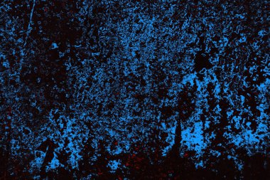 Koyu renkli ses, çatlak ve arkaplanı su sıçratan grunge duvar dokusu