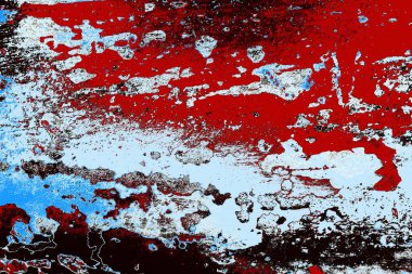 Çizik ve çatlaklarla metal doku