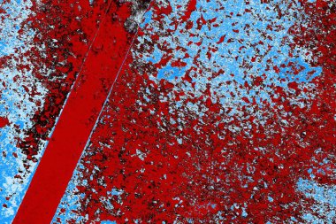 kırmızı, mavi ve siyah grunge duvar dokusu arkaplanı 