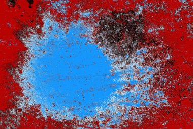 Çizik ve çatlaklarla metal doku