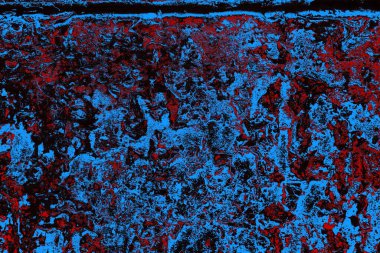 Çizik ve çatlaklarla metal doku