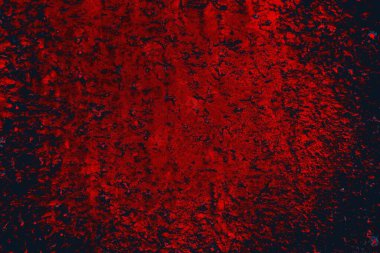 Kırmızı ve mavi renkli grungy duvar, desenli arka plan