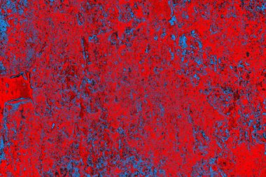 Kırmızı ve mavi renkli grunge duvar dokusu arkaplanı