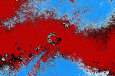 Çizik ve çatlaklarla metal doku