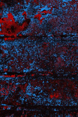 Çizik ve çatlaklarla metal doku