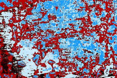 Duvar dokusu arkaplanı eski boyayla soyulmuş 