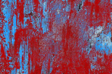 kırmızı, mavi ve siyah grunge duvar dokusu arkaplanı 