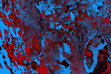 Çizik ve çatlaklarla metal doku