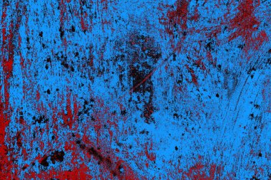 Çizik ve çatlaklarla metal doku