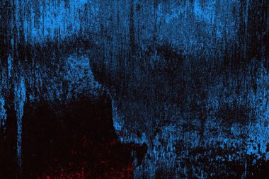 Koyu renkli ses, arka planda çatlaklar olan grunge duvar dokusu