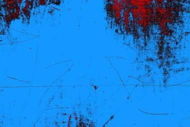 Çizik ve çatlaklarla metal doku