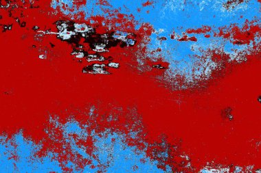 Çizik ve çatlaklarla metal doku