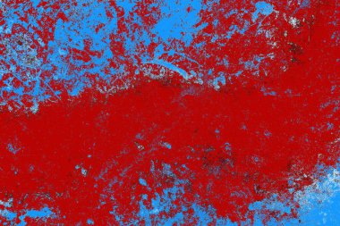 Çizik ve çatlaklarla metal doku