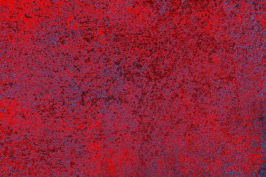 Kırmızı ve mavi renkli grunge duvar dokusu arkaplanı