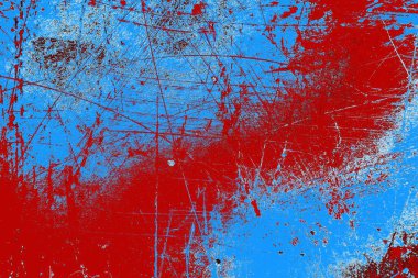 Çizik ve çatlaklarla metal doku