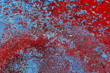 Duvar dokusu arkaplanı eski boyayla soyulmuş 