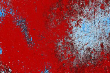 Çizik ve çatlaklarla metal doku