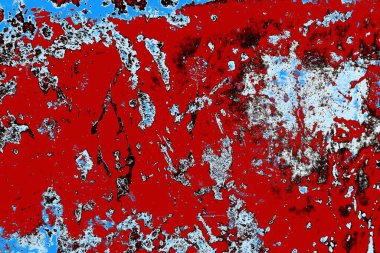 Duvar dokusu arkaplanı eski boyayla soyulmuş 