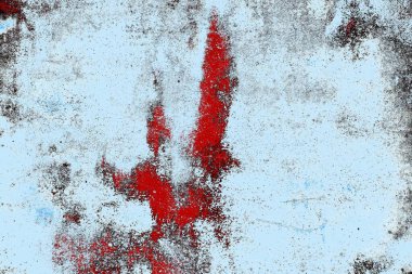 Çizik ve çatlaklarla metal doku