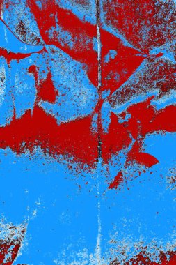 Çizik ve çatlaklarla metal doku