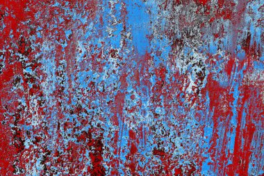 kırmızı, mavi ve siyah grunge duvar dokusu arkaplanı 