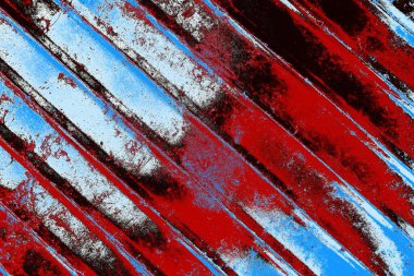 Çizik ve çatlaklarla metal doku