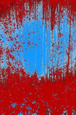 kırmızı, mavi ve siyah grunge duvar dokusu arkaplanı