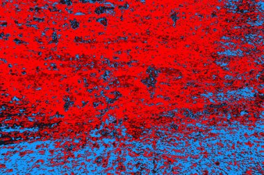 Kırmızı ve mavi renkli grunge duvar dokusu arkaplanı