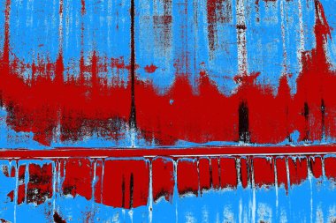 Çizik ve çatlaklarla metal doku