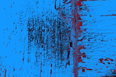 Çizik ve çatlaklarla metal doku