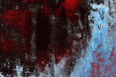 Duvar dokusu arkaplanı eski boyayla soyulmuş 