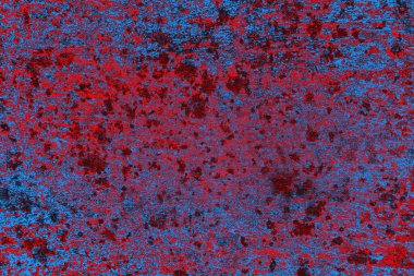 Kırmızı ve mavi renkli grunge duvar dokusu arkaplanı