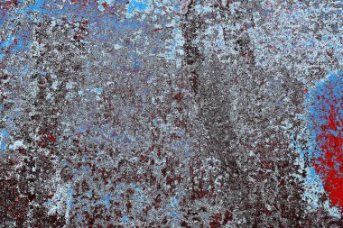 Çizik ve çatlaklarla metal doku