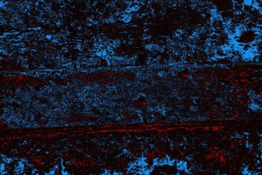 Koyu renkli ses, çatlak ve arkaplanı su sıçratan grunge duvar dokusu