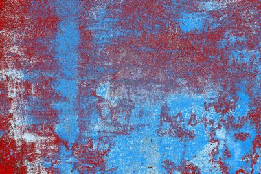 Çizik ve çatlaklarla metal doku