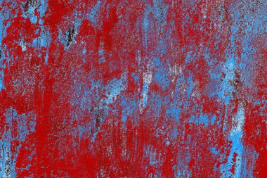 kırmızı, mavi ve siyah grunge duvar dokusu arkaplanı 