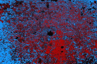 Çizik ve çatlaklarla metal doku